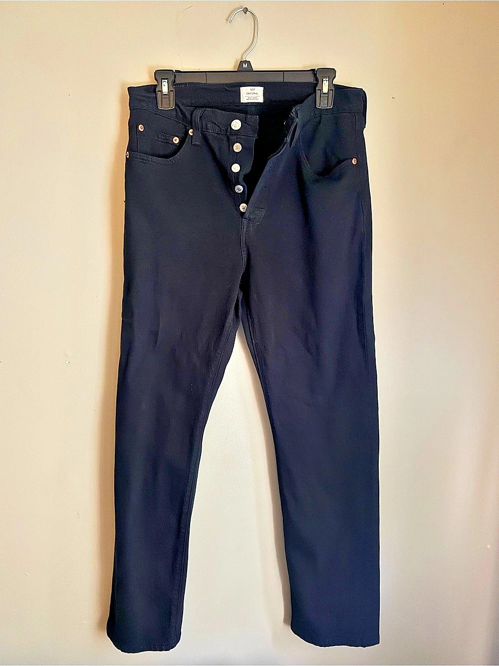 Levi’s 501 Original Skinny Jeans in Black Size Medium